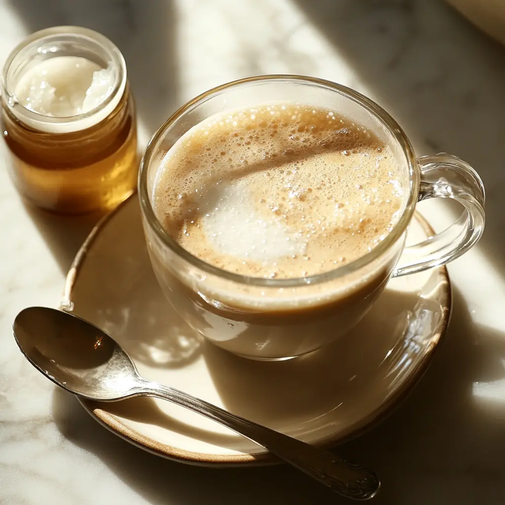 Jennifer Aniston’s Coffee Loophole served with a spoon
