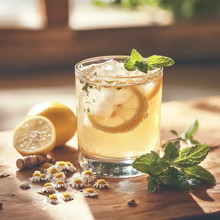 Cortisol Cocktail served at night for relaxation
