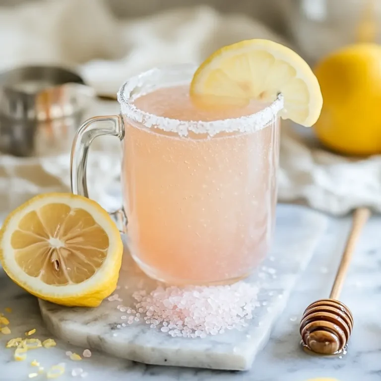 Final Serving of Pink Salt Weight Loss Drink