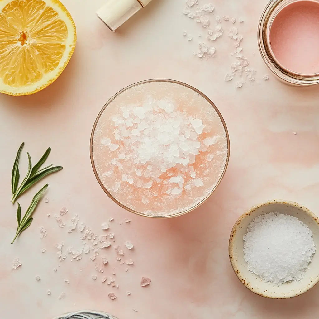 Recipe Card for Pink Salt Trick Drink