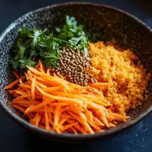 Preparing ingredients for Kanji probiotic drink recipe