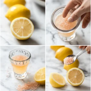Step-by-Step Process of Making Pink Salt Weight Loss Drink