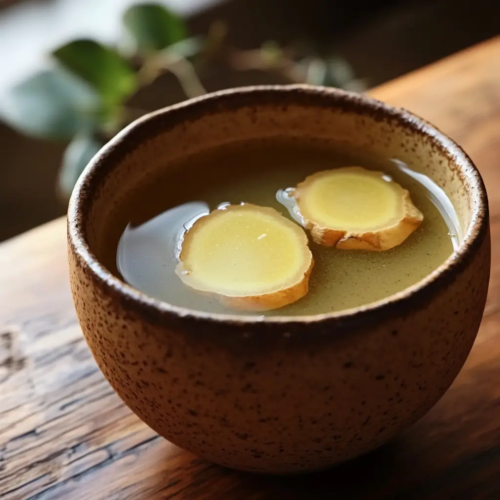 Serving Japanese Detox Beverage for Cleansing