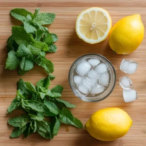 Ingredients for Ice Water Detox and Weight Loss Hack