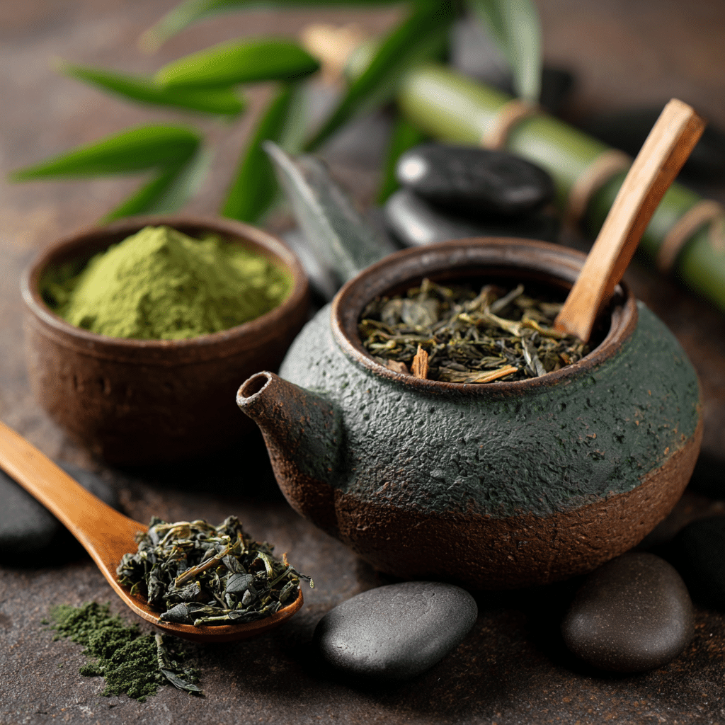 Mounjaro tea ingredients - green tea and matcha for health