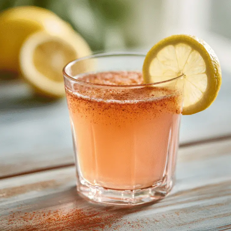 Final Pink Salt and Apple Cider Vinegar Weight Loss Drink Ready to Serve