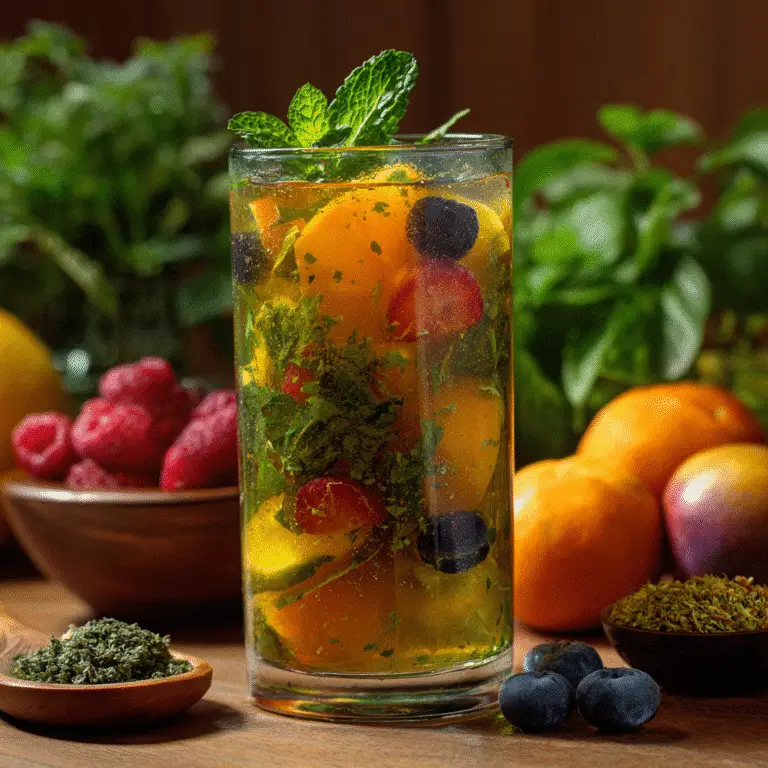 Energizing Loaded Tea with Green Tea, Citrus, Berries, Guarana, and Yerba Mate for a Refreshing Energy Boost
